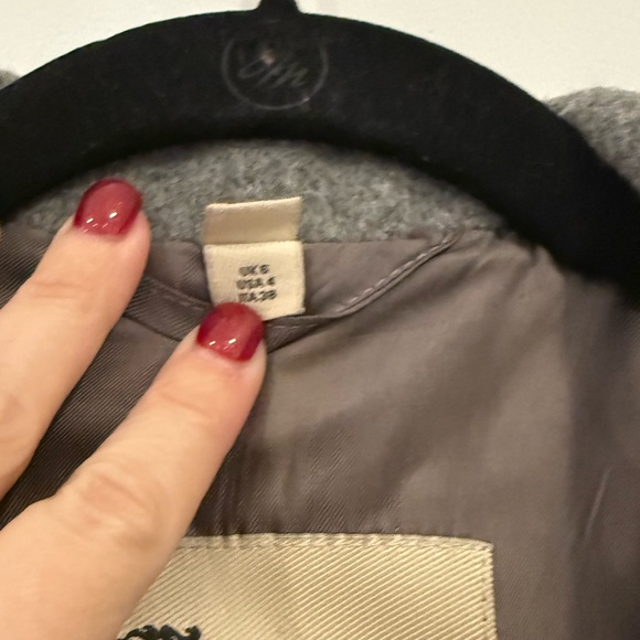 Burberry Grey Wool Chelsea Coat - Picture 6 of 9